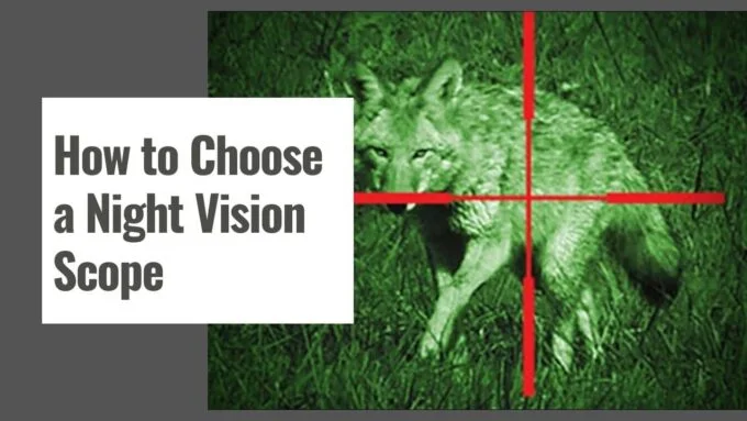 How to Choose a Night Vision Scope