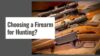 Hunter checking firearm fit and safety considerations before a hunting trip