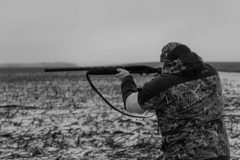 Shooter practicing trigger control for firearm accuracy at the range