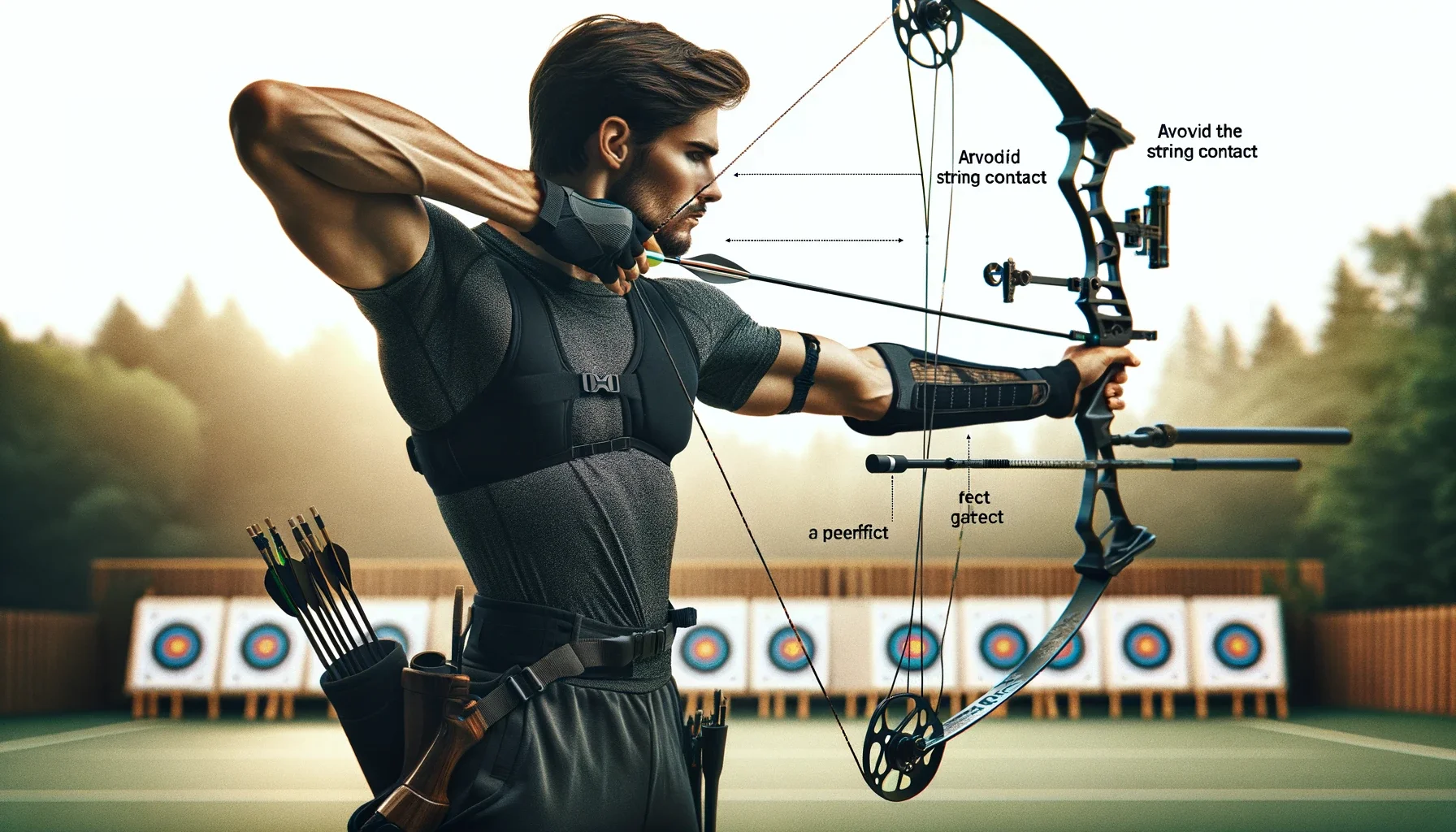 How To Eliminate String Contact from Your Face When Shooting a Bow