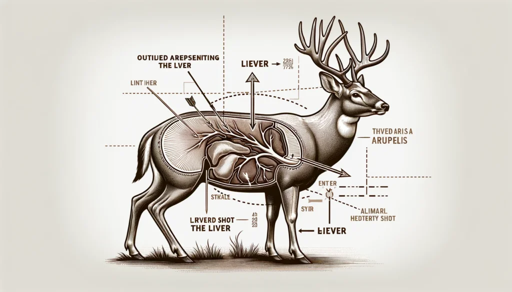 Liver Shot on a Deer