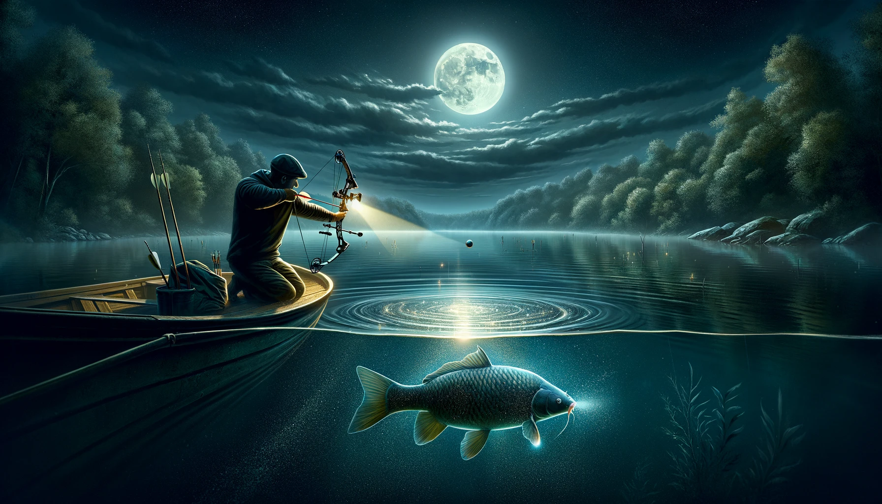 Mastering the Thrill of Nighttime Bowfishing for Carp: An In-Depth Guide