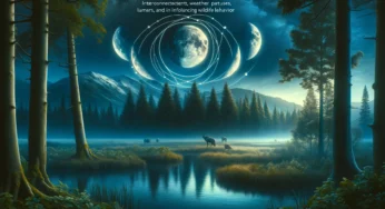 Unveiling the Mysteries: How Weather, Lunar Phases, and the Rut Intersect in Wildlife Behavior