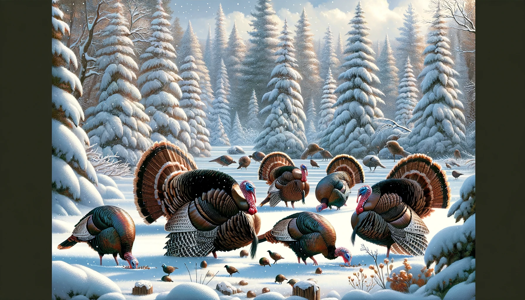 Winter’s Grip: How Cold Weather Impacts Wild Turkeys