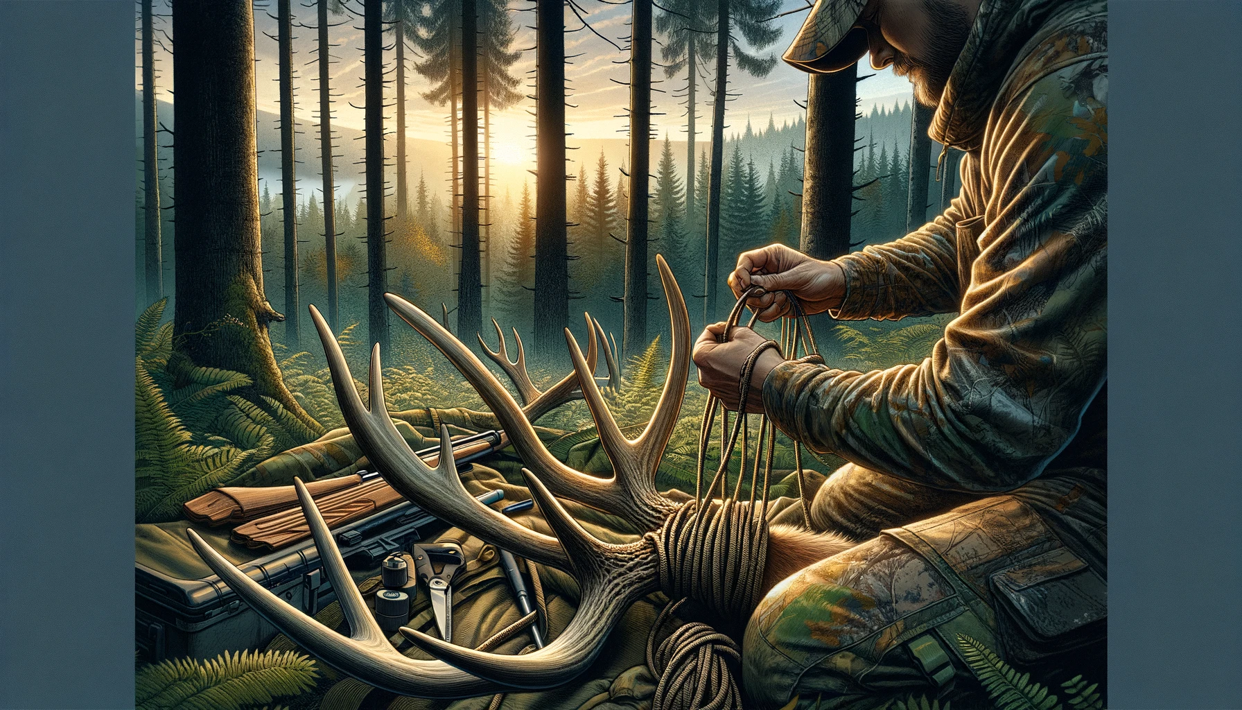 The Hunter’s Symphony: Crafting Your Own Rattling Antlers for the Wilderness