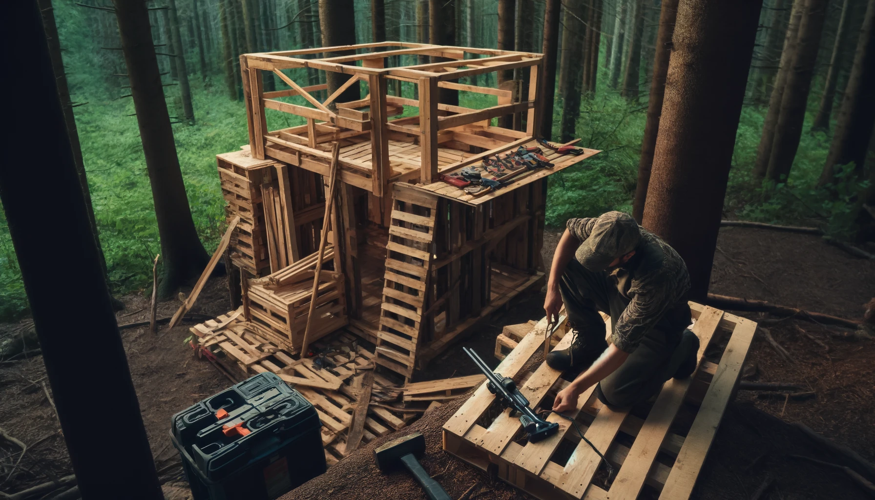 DIY Guide: How to Build a Deer Blind From Pallets