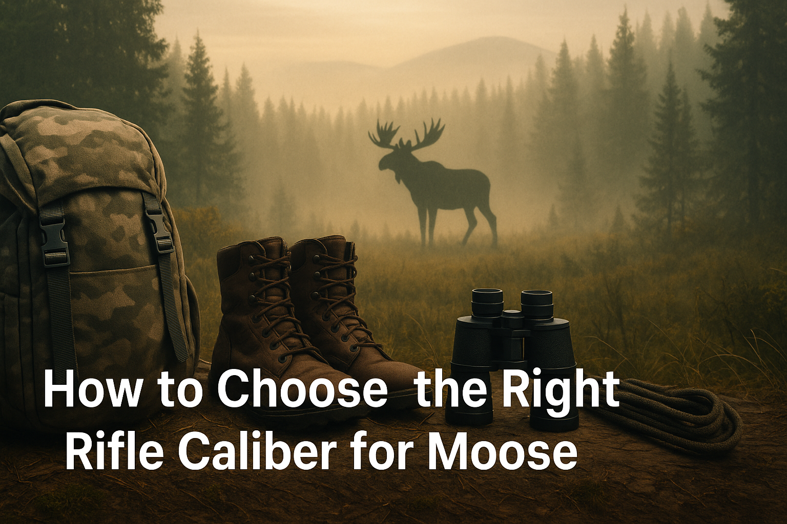 How to Choose the Right Rifle Caliber for Moose, Elk, and Bear