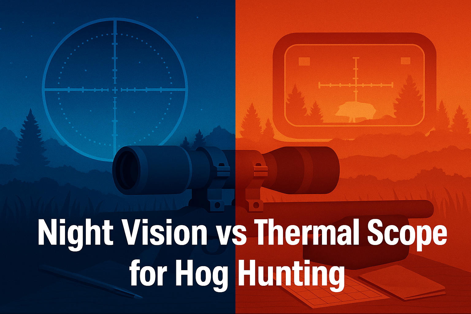 night vision vs thermal scope