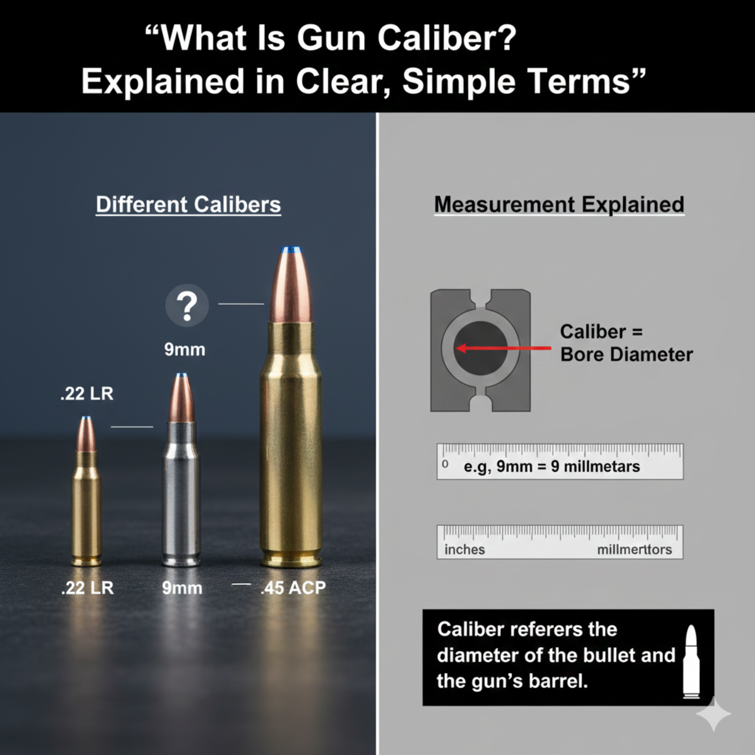 What Is Gun Caliber? Explained in Clear, Simple Terms - The Shooting Gears