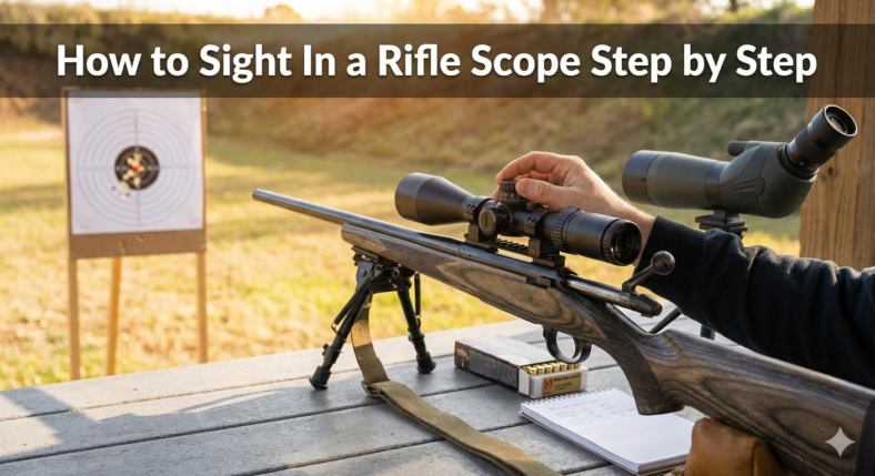 How to Sight In a Rifle Scope Safely