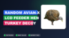 Random AVIAN-X LCD Feeder Hen Turkey Decoy