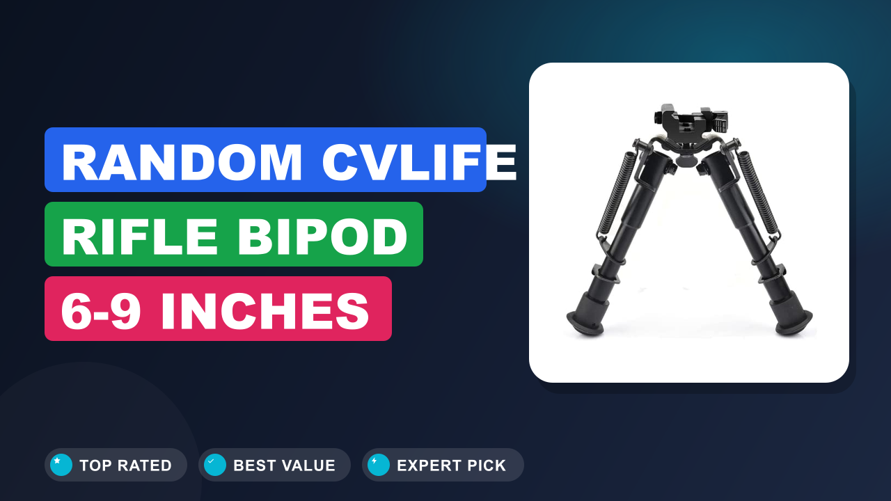 Random CVLIFE Rifle Bipod 6-9 Inches Picatinny