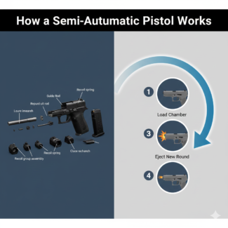 How a Semi-Automatic Pistol Works