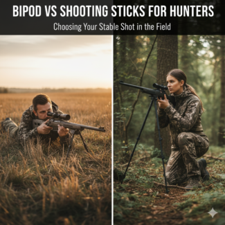 Bipod vs Shooting Sticks for Hunters: Which One Should You Choose?