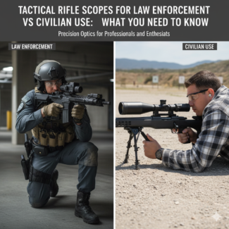 Tactical Rifle Scopes for Law Enforcement vs Civilian Use: What You Need to Know