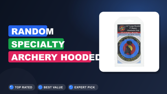 Random Specialty Archery Hooded Peep Black 1/4