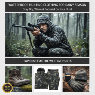 Waterproof Hunting Clothing for Rainy Season | Stay Dry & Hunt Longer