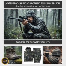 Waterproof Hunting Clothing for Rainy Season | Stay Dry & Hunt Longer