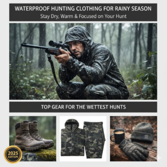 Waterproof Hunting Clothing for Rainy Season | Stay Dry & Hunt Longer